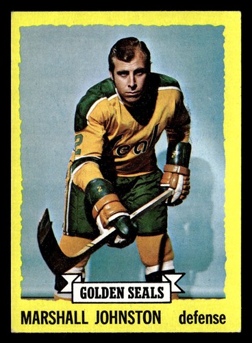 1973 Topps Marshall Johnston #21 VG California Golden Seals - Picture 1 of 2