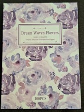 100 Pcs Antique Paper Book 5 3/4 X4 In Purple...