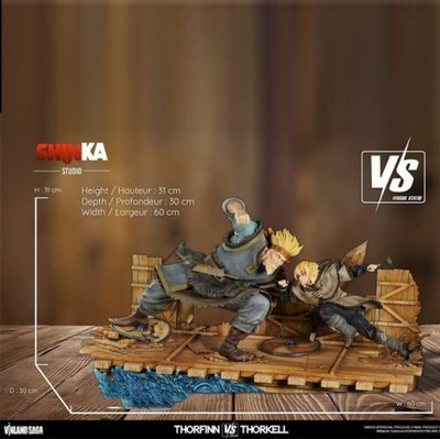 Shinka Studio VINLAND SAGA Thorfinn Karlsefni Resin Statue Pre-order VS Thorkell