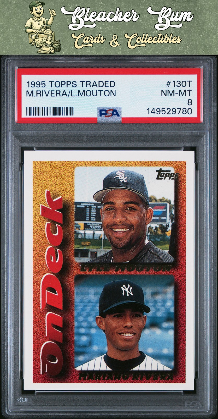 1995 Topps Traded 130T Mariano Rivera RC PSA 8