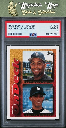 1995 Topps Traded 130T Mariano Rivera RC PSA 8