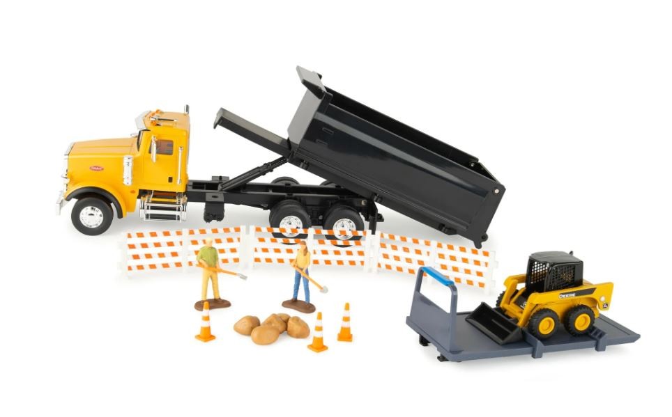 Camion ERTL Peterbilt à benne amovible pour animer vos maquettes et dioramas professionnels