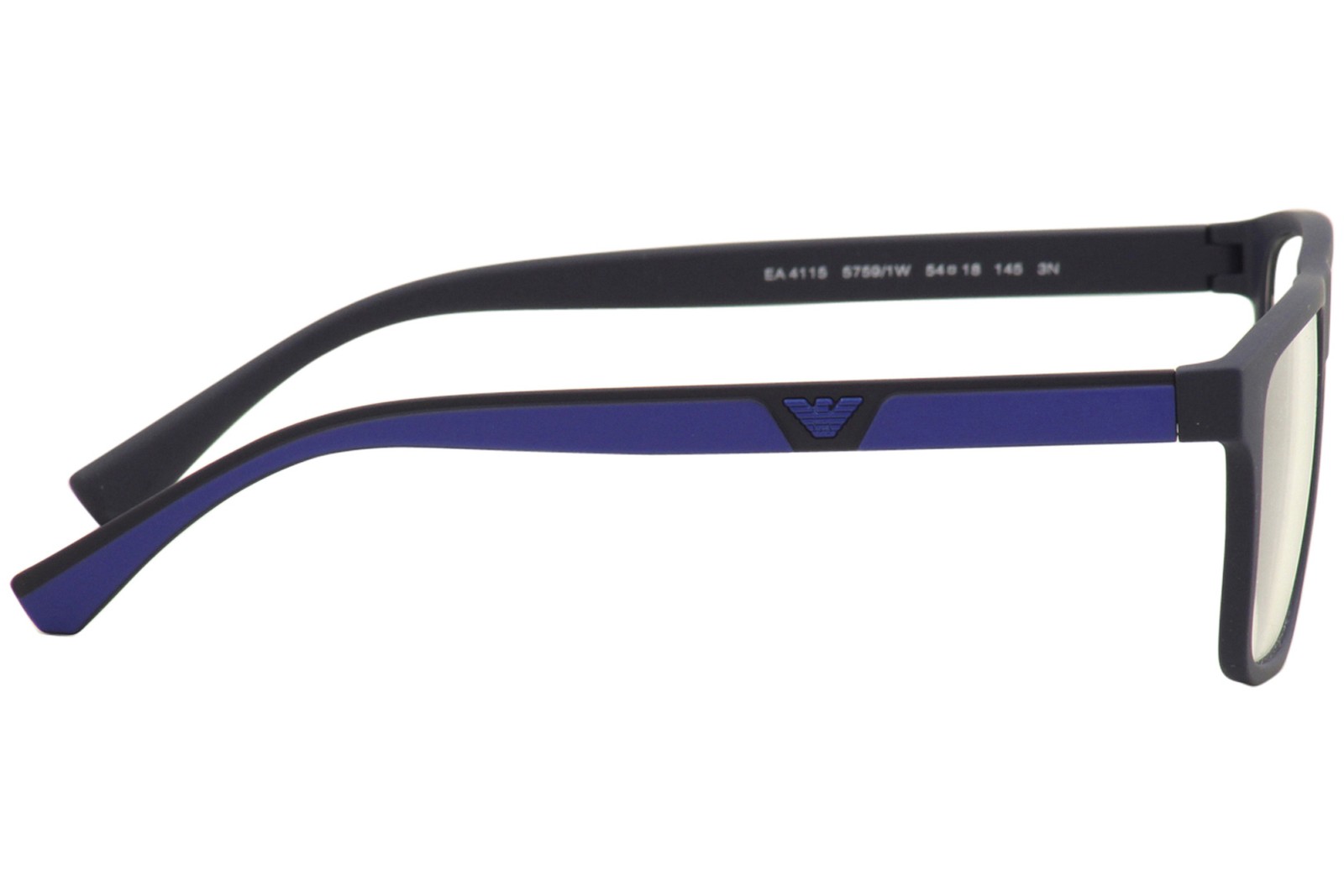 Emporio Armani Men's EA4115 5759/1W Dark Blue w/ two Clip-ons Sunglasses 54mm image 3
