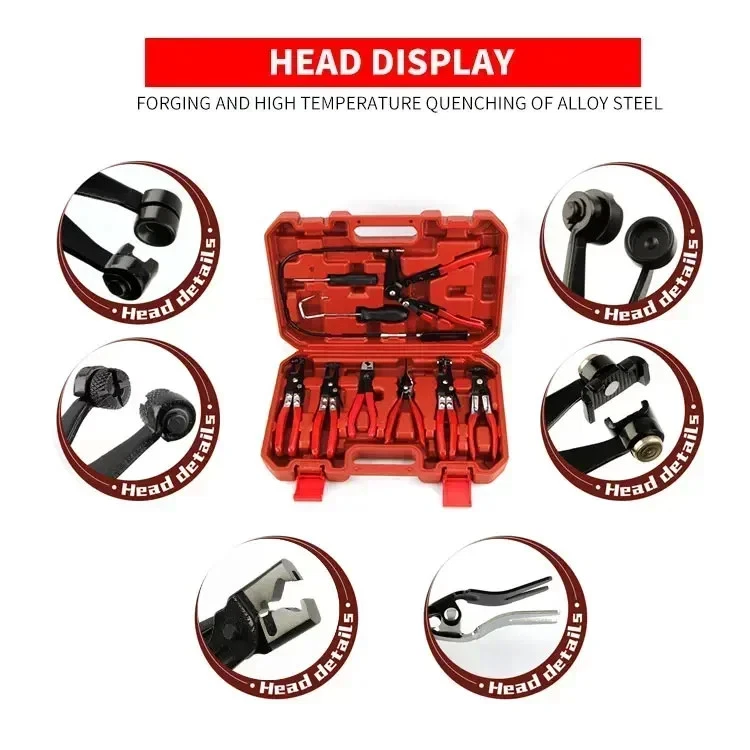 1/9pcs Car Hose Pipe Bundle Pliers Oil Pipe Separation Pliers Car Repair Tool - Image 4 of 4