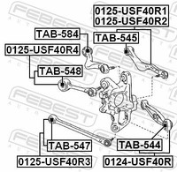 Febest Anschlagpuffer, Federung MZD-MZ323F FüR Mazda