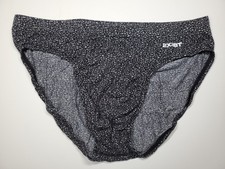 2(X)IST Men's Graphic Modal Low Rise Brief - Black Leopard - Size M - NWOT
