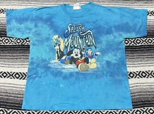 20 X 22 Vtg 90s Walt Disney World Splash Mountain Tie Dye Boys T-shirt