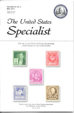 THE UNITED STATES SPECIALIST - VOL. 84  NO. 05  MAY 2013 - COMPLETE BACK ISSUE