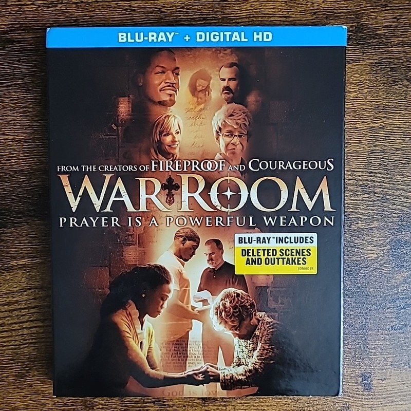 WAR ROOM 2015 Blu-ray Prayer Is a Powerful Weapon Steven Curtis Chapman FREE SHI