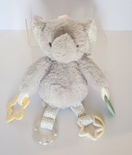 Dream Gro Activity Elephant Lovey Baby Security Plush Gray Toy