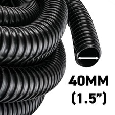 Corrugated Flexible Reinforced Pond Hose – Pump/Filter Pipe Tube, All Sizes & Le