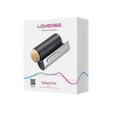 NEW Lovense Solace Pro Thrusting Masturbator - Black FREE SHIPPING