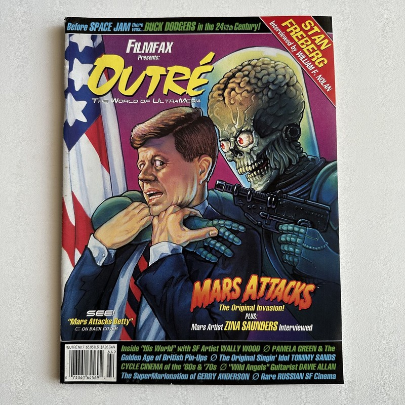 FILMFAX Presents OUTRE #7 Wally Wood GERRY ANDERSON Mars Attacks WILD ANGELS