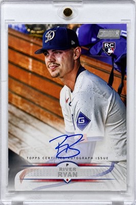 River Ryan RC Auto 2025 Topps Stadium Club Dodgers SCBA-RR Rookie