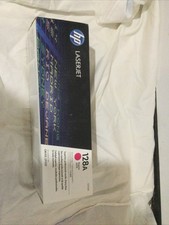 New in box Genuine HP 128A CE323A Magenta Toner Cartridge