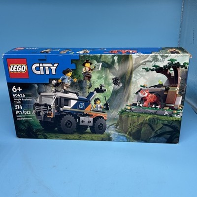 LEGO City Jungle Explorer Off-Road Truck 60426 Building Set with Tiger Figure