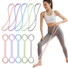 8 Shaped Fitness Resistance Band Shoulder Stretch Band Exercise Band for Home Ch