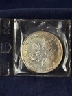 .999 Fine Silver 1 Oz Round 1989 Maple Leaf 5 Dollar Coin Sealed Package