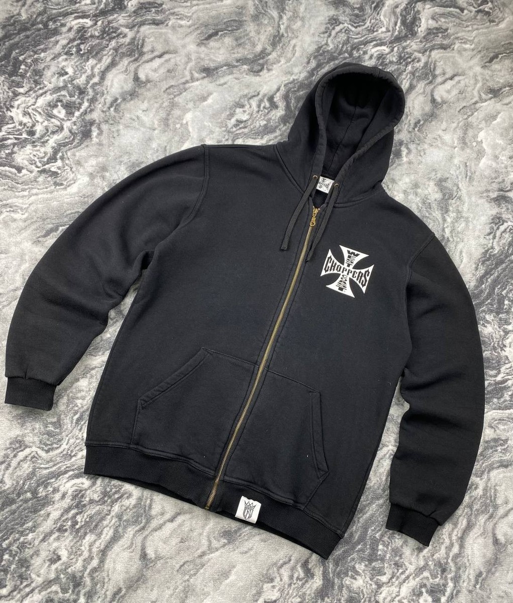 Vintage West Coast Choppers Hoodie Men Size XL Black | eBay