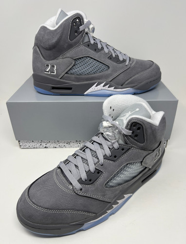 Air Jordan 5 Retro Wolf Grey Size 10 Men’s Brand New DD0587-002 IN HAND