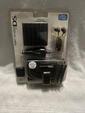 Nintendo DS Lite Accessories Starter Kit Earphones Case Black