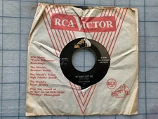 ELVIS PRESLEY: MY BABY LEFT ME / I WANT YOU, I NEED YOU... RCA Victor 45 rpm 7"
