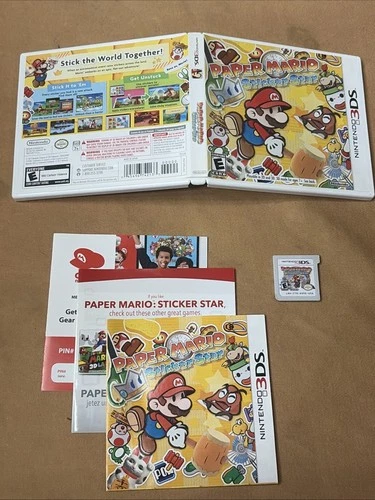 Paper Mario Super Star Nintendo 3DS Complete