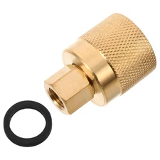 Metal Forklift Propane Female Connector With Rubber Gasket Quick Connect Adapter