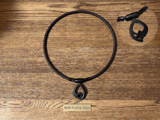 Colantotte TAO Necklace ARC Matte Black Magnetic Therapy Used Tested JPN