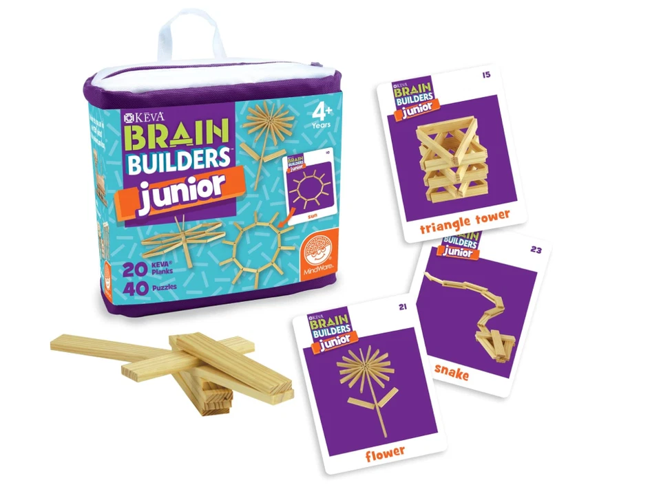 KEVA Brain Builders and Brain Builders Junior Set of 2 - Free shipping - Image 2 of 4