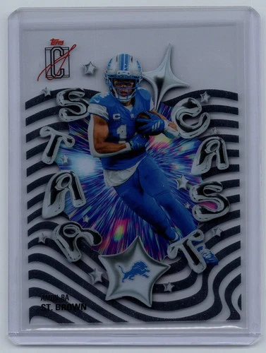 2025 Topps Signature Amon-Ra St. Brown Base (RAW)