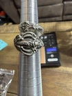Vintage Sterling 925 Silver Spoon Ring Oneida Very Detailed Beautiful Size 6