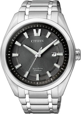 Citizen  Silber Herren Armbanduhr AW1240-57E