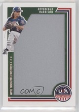 2022 USA Baseball Stars & Stripes Jumbo Relics 147/150 Devereaux Harrison tj1