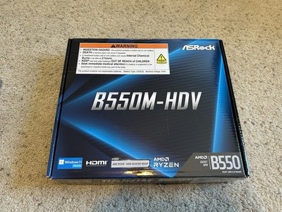 ASRock B550M-HDV AM4 Motherboard
