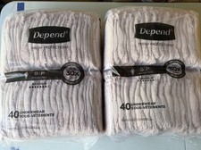 Depend Fresh Protection Womens Incontinence Underwear Size Small 80 Count