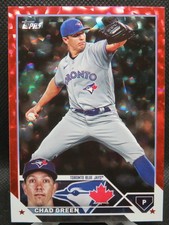 CHAD GREEN 2023 TOPPS UPDATE RED FOIL SP #D 96/199 BLUE JAYS