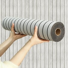 Chejiaye Wood Slat Peel And Stick 3D Wall Panel -23.6X118Soundproof