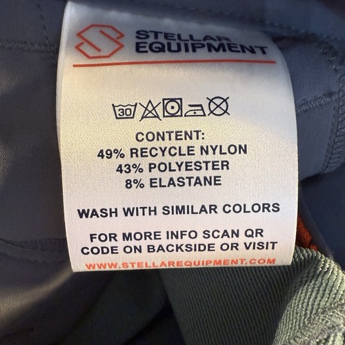 Stellar Equipment Soft Shell 2.0 Pants Men's Size Large DK Gray Alpine Sports - Picture 6 of 8