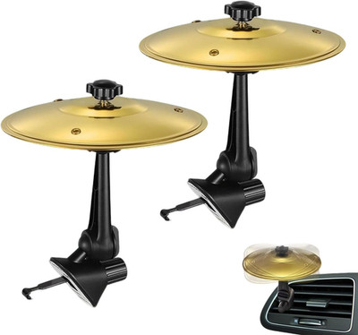 Auto Crash Becken, 2 pcs Autounfall cymbals, Drum Cymbals für Auto, Aut-o Crash 