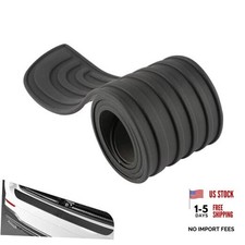 Car Rear Bumper Protector, 35.43" x 3.15" Anti-Scratch Rubber Rear Bumper