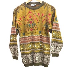 Vintage 80s Scenario Knits Made in USA Woodland Fairycore Dopamine Dressing Sz M