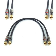 RCA to RCA Cable 1ft Stereo Audio Cable,1rca Male to 1rca Male Cable Short Ap...