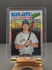 2026 Topps Heritage #354 Joey Loperfido Chrome Silver Sparkle Refractors