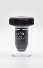 Nikon E 100x 1.25 Oil 160/0.17 Microscope Objective Lens Japan