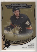 2020 Upper Deck Ultimate Collection Introductions Gold 10/49 Gage Quinney 0ro5