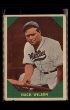 1960 Fleer Baseball Greats #48 Hack Wilson - ( pk2 )