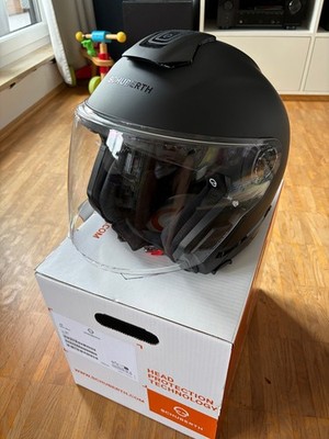 Schuberth J2, Matt Schwarz, Gr. 61 XL, neuwertig, Jethelm Integralhelm