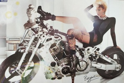 BEYONCE - A3 Poster (42x28cm) - RARE Clippings Fan Sammlung German Teen Magazine