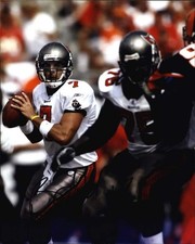 Bruce Gradkowski signed NFL football 8x10 photo W/Cert Autographed 07